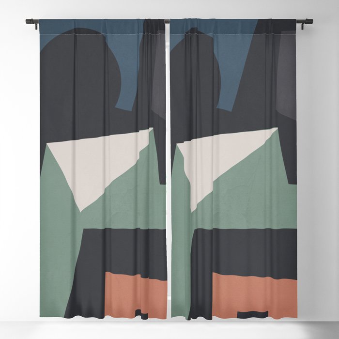 Modern Abstract Art 21 Window Curtain Gallery Image 1