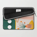 Texting, Millennial Woman Young Bohemian High Fashion Love Pastel Home Decor Blush Laptop Sleeve Gallery Image 2