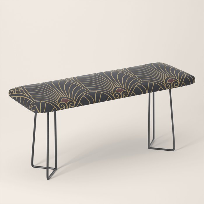 Art Deco Pattern Shape  Bench Gallery Image 1