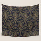 Art Deco Pattern Shape  Wall Tapestry Gallery Image 4