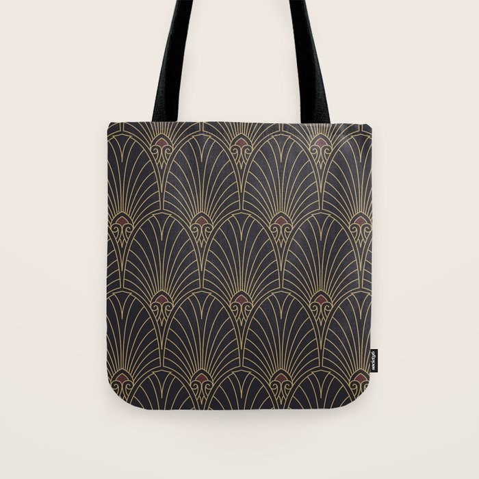 Art Deco Pattern Shape  Tote Bag Gallery Image 1