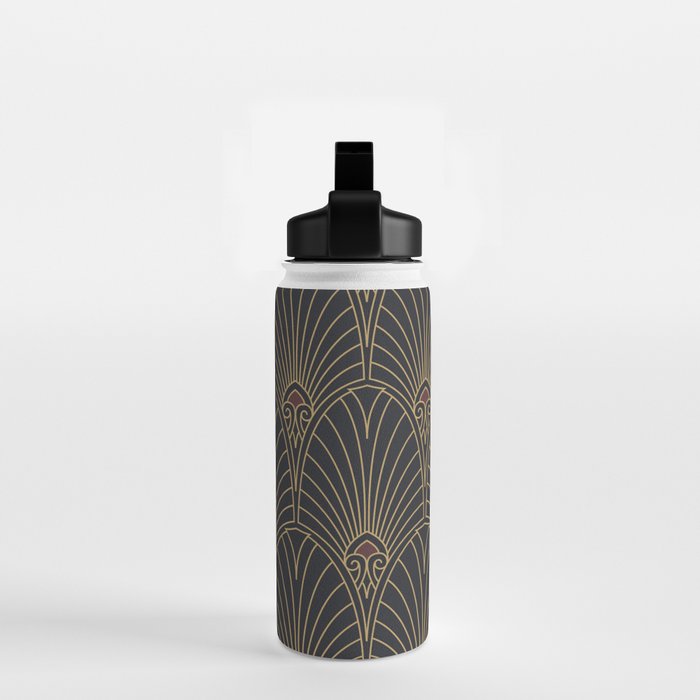 Art Deco Pattern Shape  Water Bottle Gallery Image 2