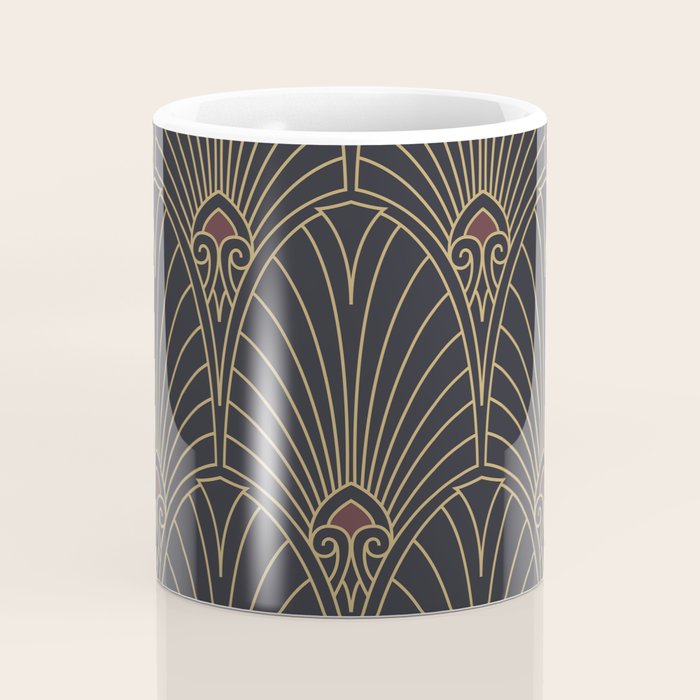 Art Deco Pattern Shape  Coffee Mug Gallery Image 4