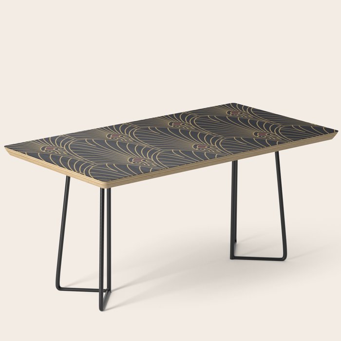 Art Deco Pattern Shape  Coffee Table Gallery Image 1
