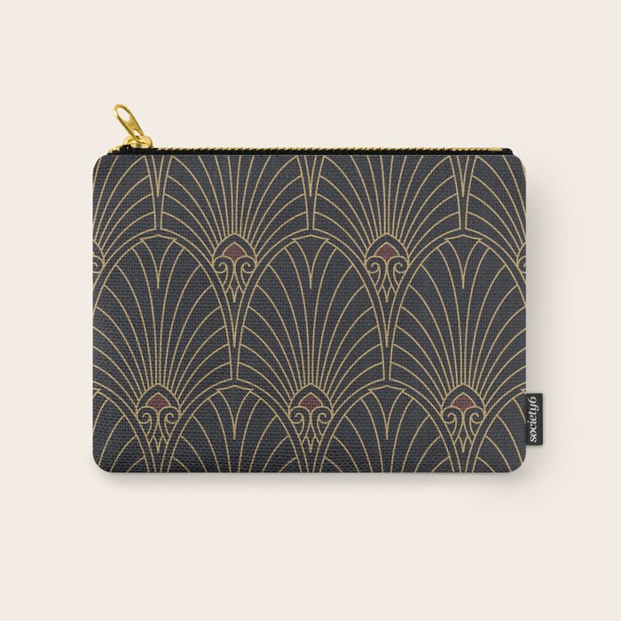 Art Deco Pattern Shape  Carry All Pouch Gallery Image 1