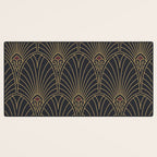 Art Deco Pattern Shape  Desk Mat Gallery Image 3