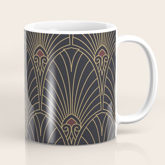 Art Deco Pattern Shape  Coffee Mug