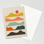Cat Landscape 141 Stationery Card Gallery Image 2