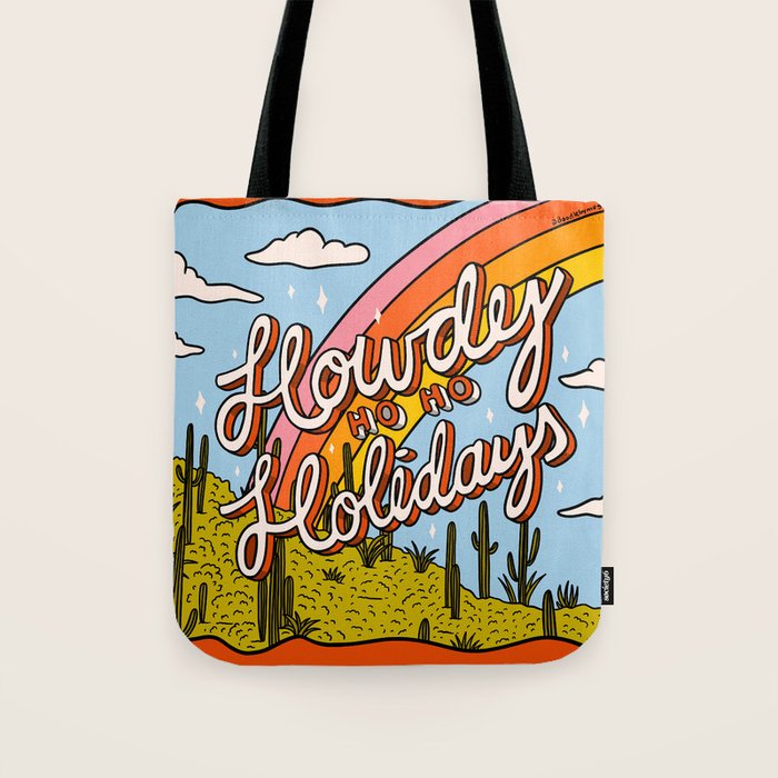 Howdy Ho Ho Holidays Tote Bag Gallery Image 1