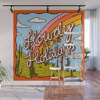 Howdy Ho Ho Holidays Wall Mural Gallery Image 1