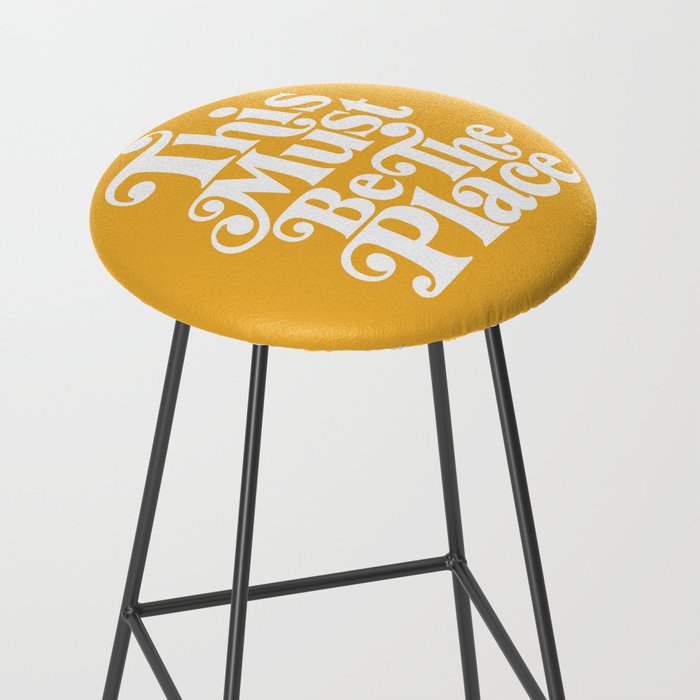 This Must Be The Place - Yellow Palette Stool Gallery Image 2