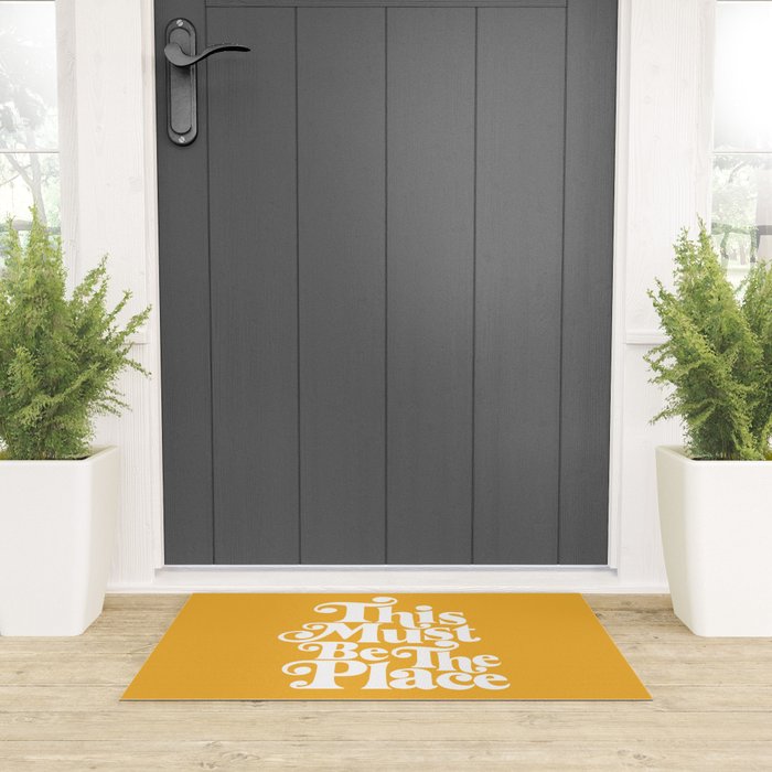 This Must Be The Place - Yellow Palette Welcome Mat Gallery Image 3