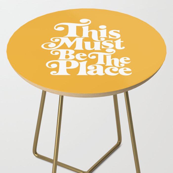This Must Be The Place - Yellow Palette Side Table Gallery Image 2