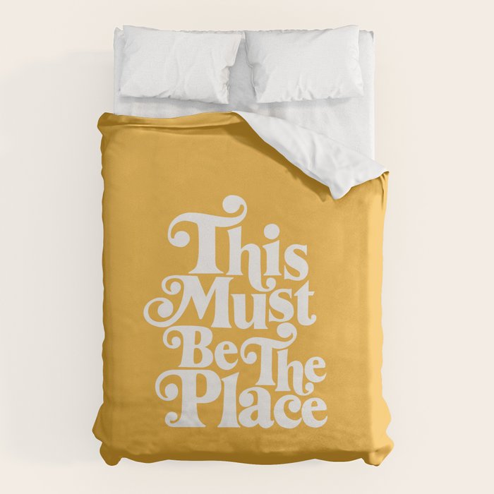 This Must Be The Place - Yellow Palette Duvet Cover Gallery Image 6