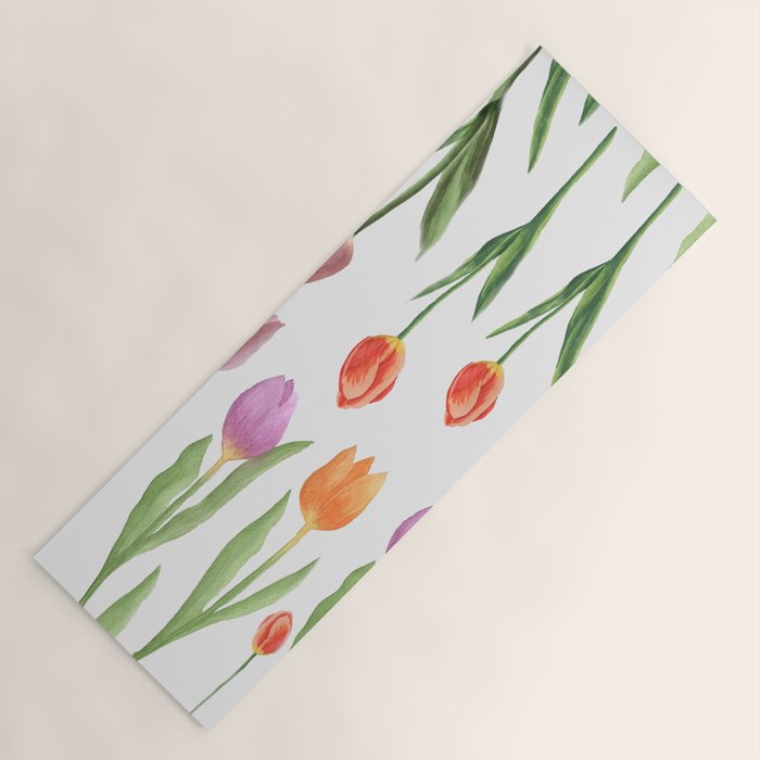 Tulips Yoga Mat Gallery Image 1