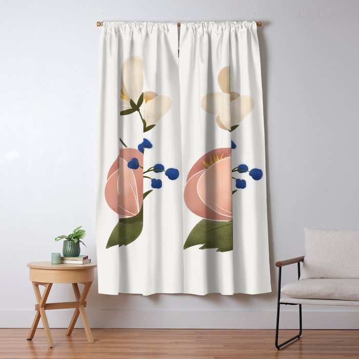 Delicate florals Window Curtain Gallery Image 5