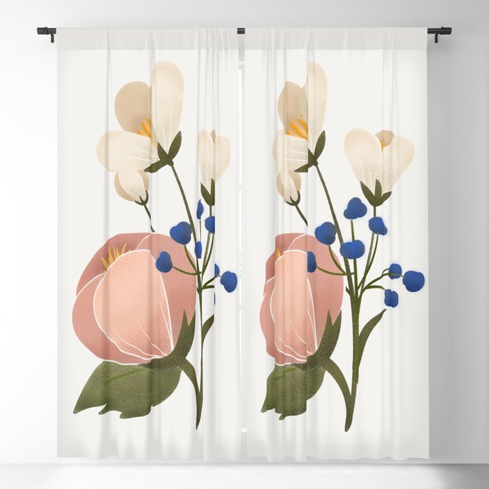 Delicate florals Window Curtain Gallery Image 5