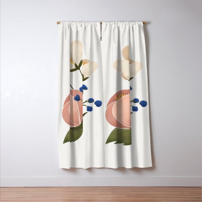 Delicate florals Window Curtain Gallery Image 3