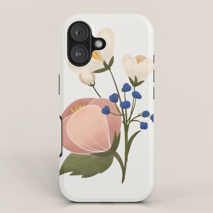 Delicate florals iPhone Case Gallery Image 1