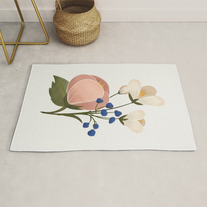 Delicate florals Rug Gallery Image 1