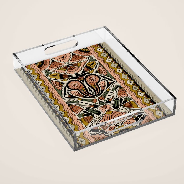 Botanical Print III Acrylic Tray Gallery Image 1