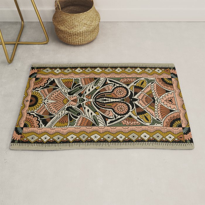 Botanical Print III Rug Gallery Image 1