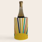 Multicolor Mid Century Modern Sunburst 5 Wine Chiller Gallery Image 1