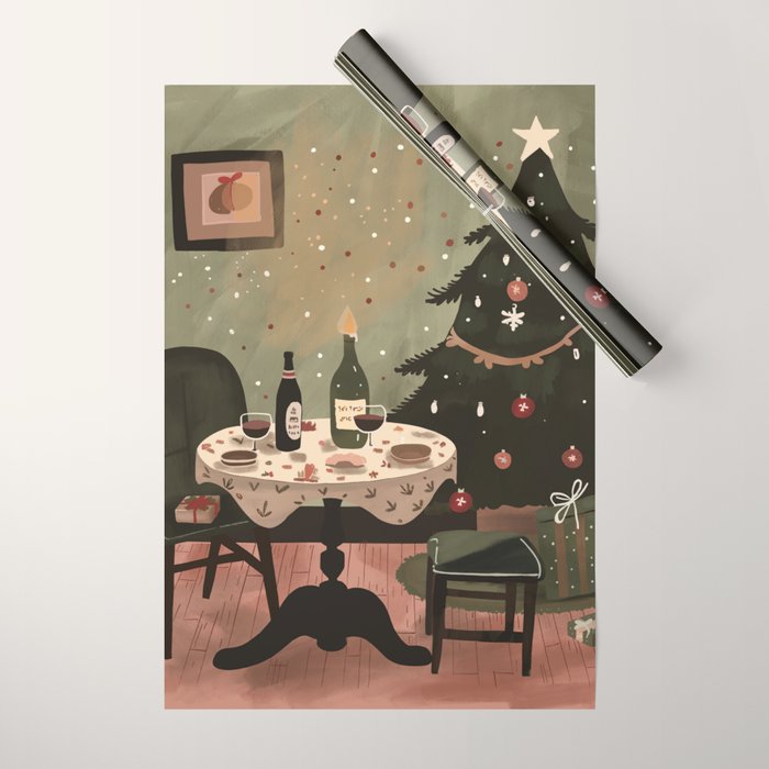 Festive Evenings Wrapping Paper Gallery Image 1