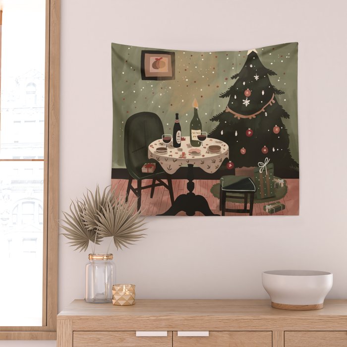 Festive Evenings Wall Tapestry Gallery Image 2