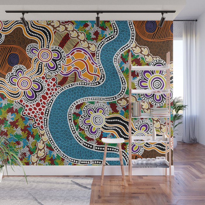 Authentic Aboriginal Art -  Wall Mural Gallery Image 1