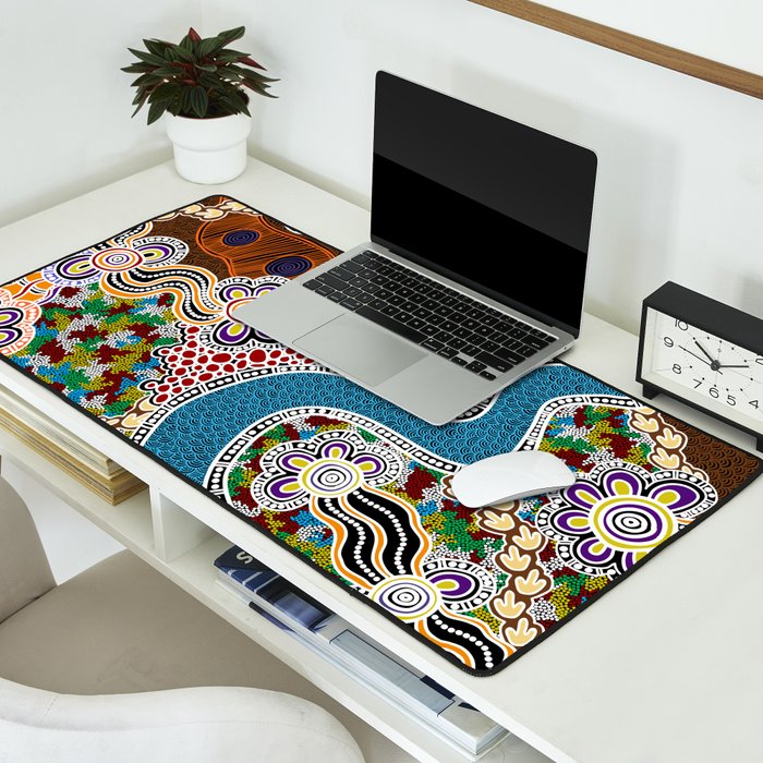 Authentic Aboriginal Art -  Desk Mat Gallery Image 2