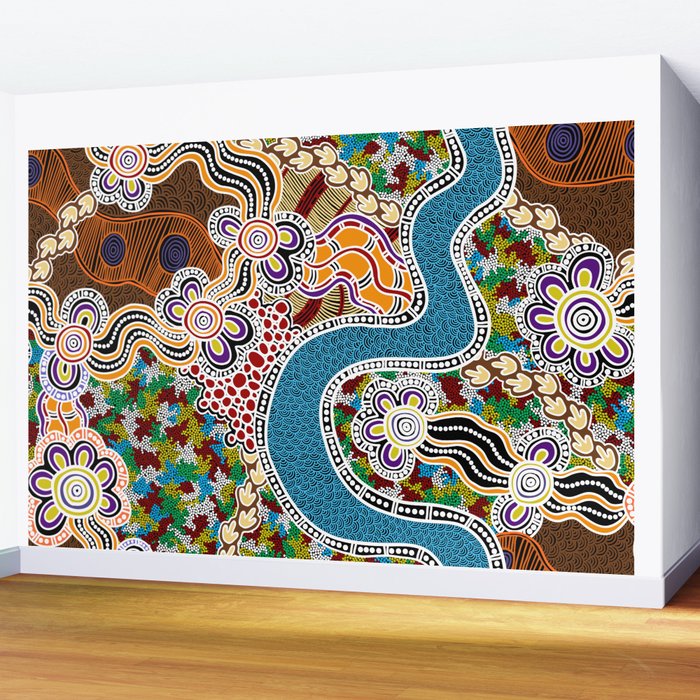 Authentic Aboriginal Art -  Wall Mural Gallery Image 2