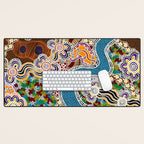 Authentic Aboriginal Art -  Desk Mat Gallery Image 1