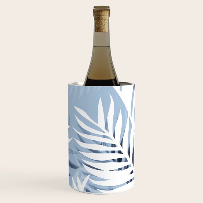 Tropical bliss - chambray blue Wine Chiller Gallery Image 3
