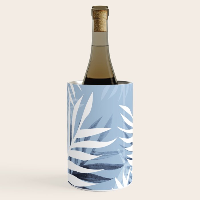Tropical bliss - chambray blue Wine Chiller Gallery Image 1
