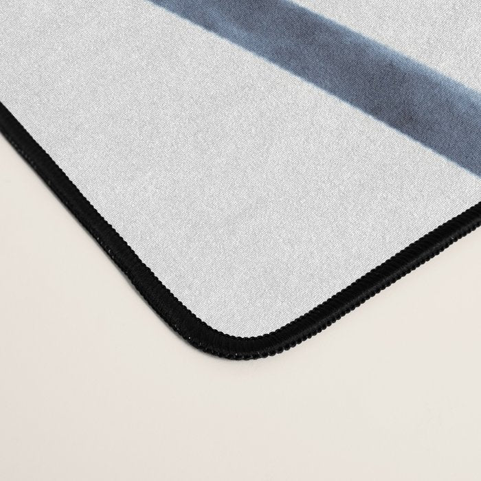 Tropical bliss - chambray blue Desk Mat Gallery Image 4