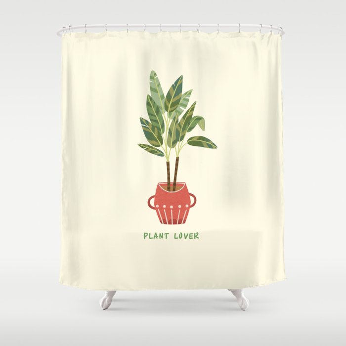  plant lover T1 Shower Curtain Gallery Image 1