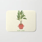  plant lover T1 Bath Mat Gallery Image 1