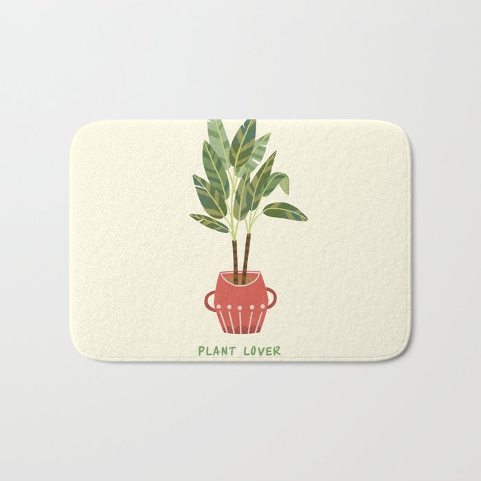  plant lover T1 Bath Mat Gallery Image 1