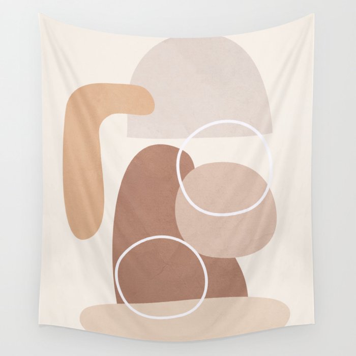 Abstract Shapes No 26 Wall Tapestry Gallery Image 1