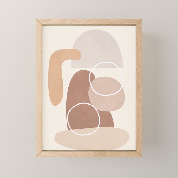 Abstract Shapes No 26 Mini Art Print Gallery Image 1
