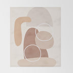 Abstract Shapes No 26 Throw Blanket Gallery Image 2