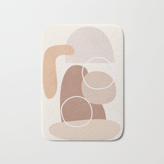 Abstract Shapes No 26 Bath Mat Gallery Image 1