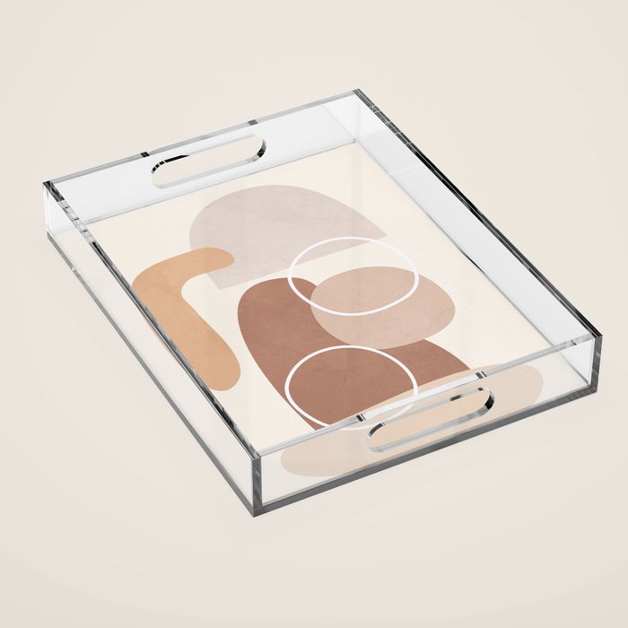 Abstract Shapes No 26 Acrylic Tray Gallery Image 1