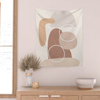 Abstract Shapes No 26 Wall Tapestry Gallery Image 2