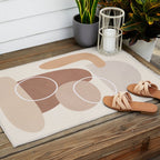 Abstract Shapes No 26 Outdoor Rug Gallery Image 2