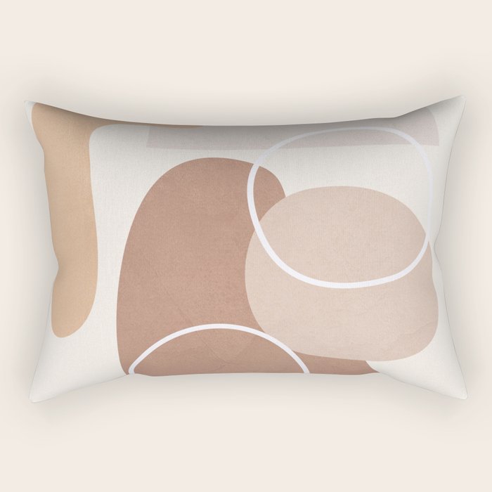 Abstract Shapes No 26 Rectangular Pillow Gallery Image 1
