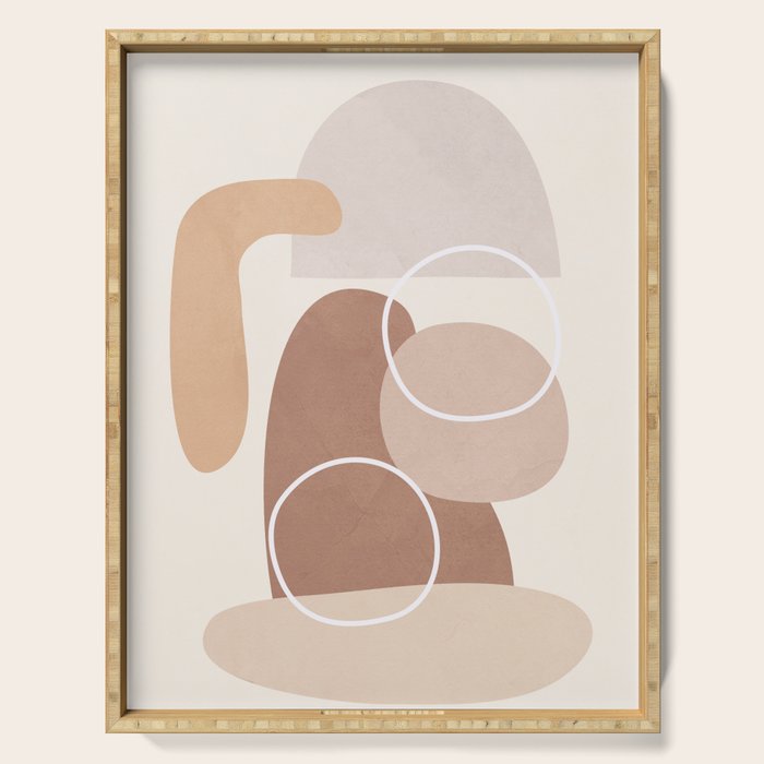 Abstract Shapes No 26 Serving Tray Gallery Image 1