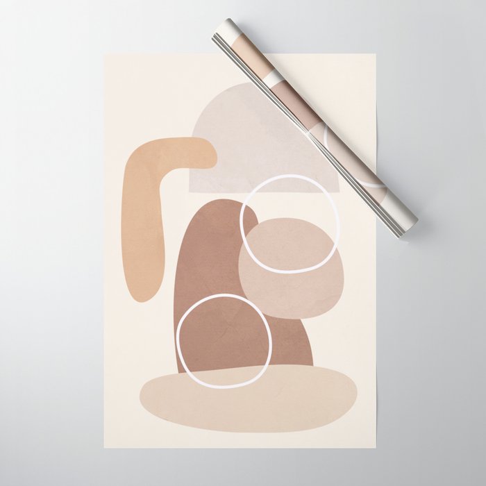Abstract Shapes No 26 Wrapping Paper Gallery Image 1