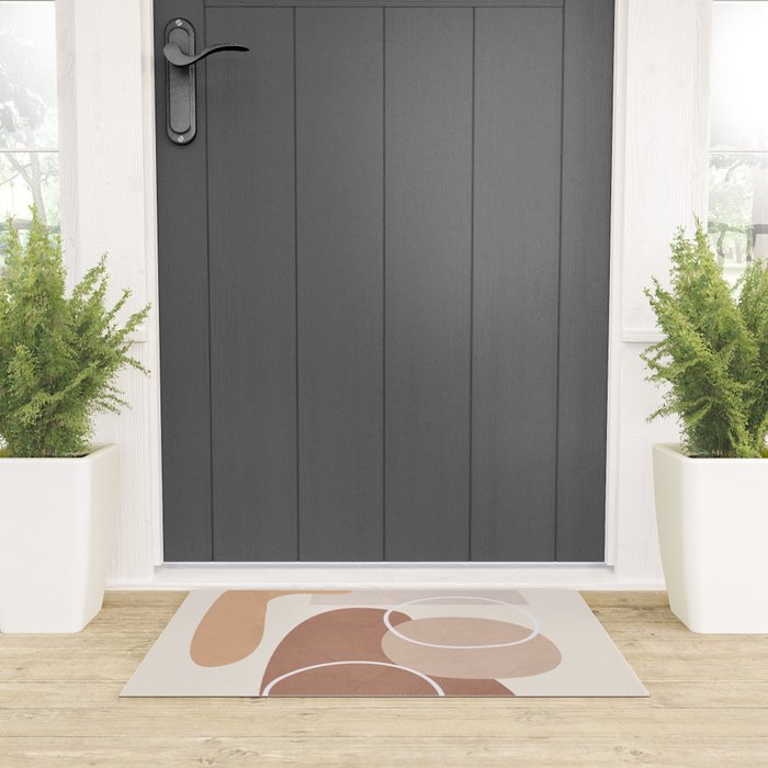 Abstract Shapes No 26 Welcome Mat Gallery Image 3